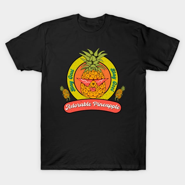 Adorable Pineapple T-Shirt by Oiyo
